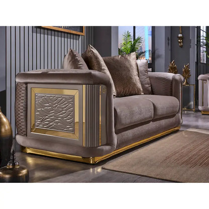 Ella 3-piece Living room Set Square Arms