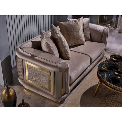 Ella 3-piece Living room Set Square Arms