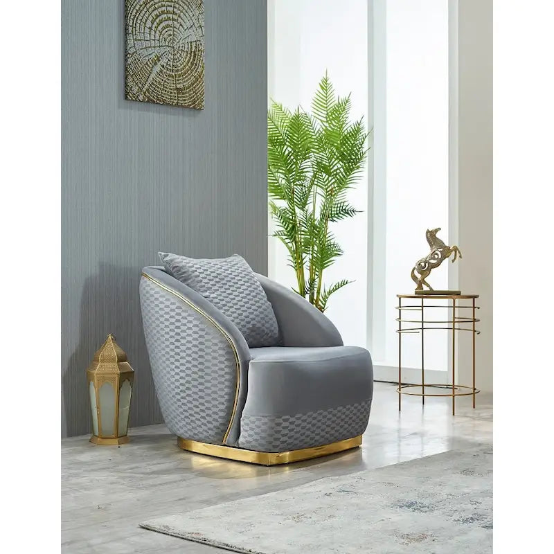 Ella 3-piece Living room Set Square Arms