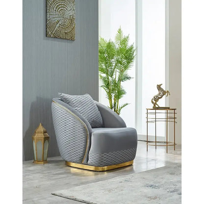 Ella 3-piece Living room Set Square Arms