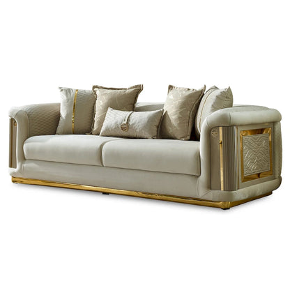 Ella 3-piece Living room Set Square Arms