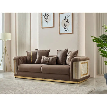 Ella 3-piece Living room Set Square Arms