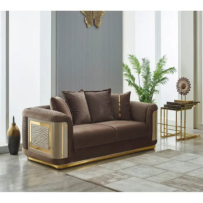 Ella 3-piece Living room Set Square Arms