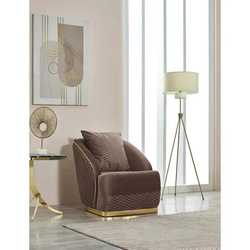 Ella 3-piece Living room Set Square Arms