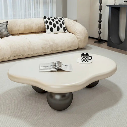48 Modern Coffee Table, Cloud Shaped, Wood
