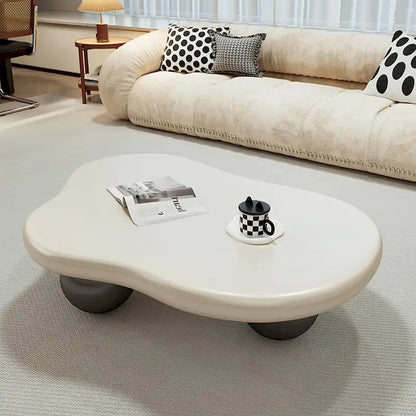 48 Modern Coffee Table, Cloud Shaped, Wood