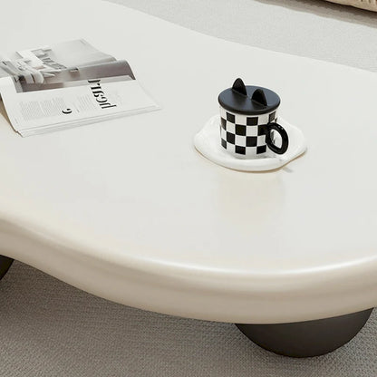 48 Modern Coffee Table, Cloud Shaped, Wood