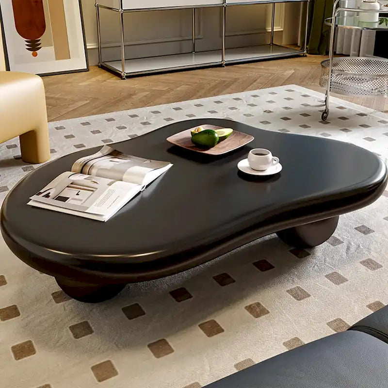 48 Modern Coffee Table, Cloud Shaped, Wood