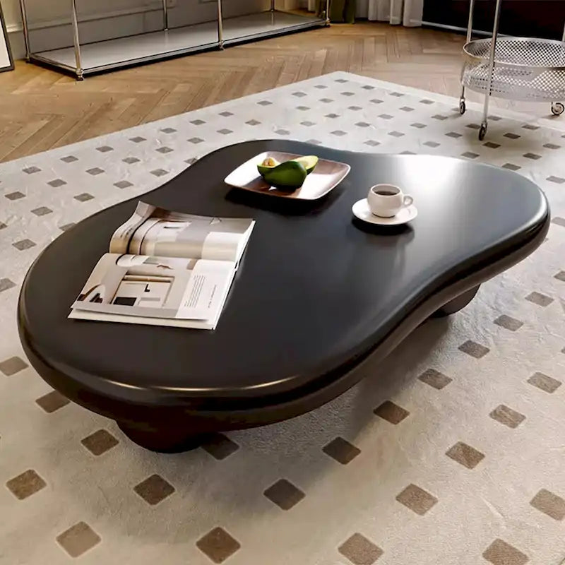 48 Modern Coffee Table, Cloud Shaped, Wood