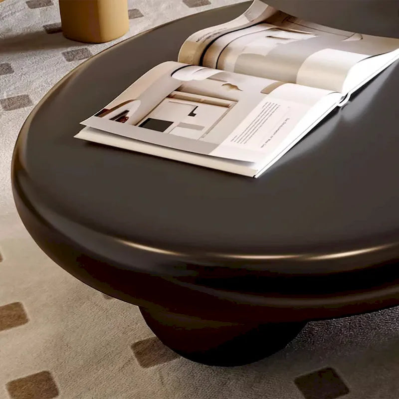 48 Modern Coffee Table, Cloud Shaped, Wood