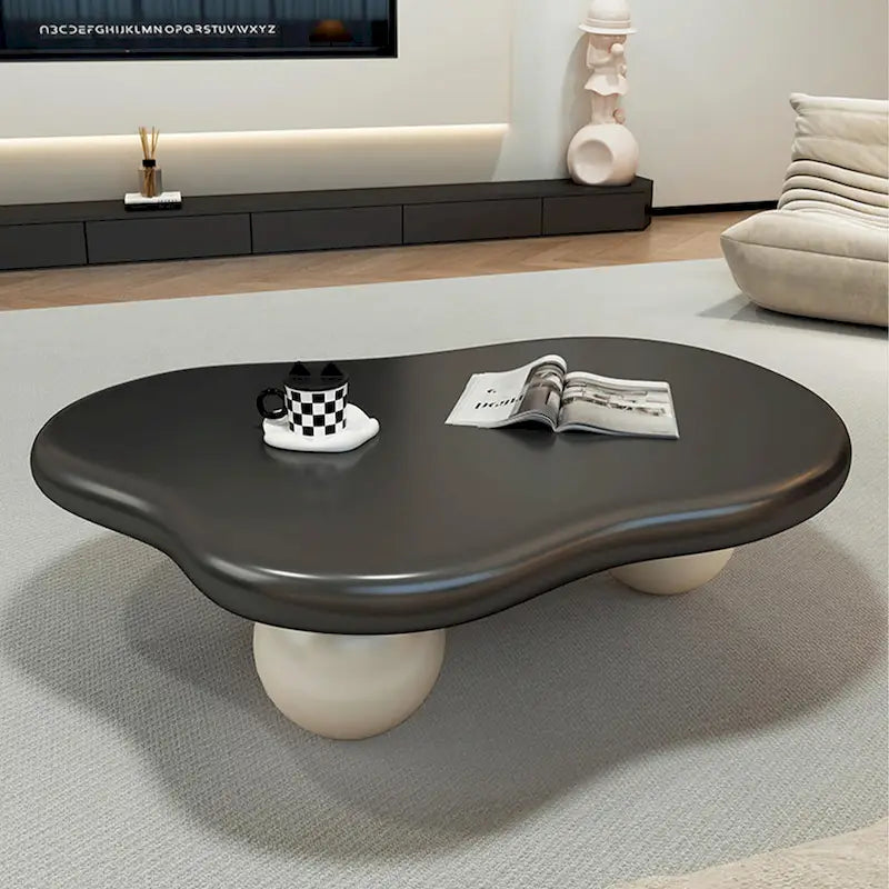 48 Modern Coffee Table, Cloud Shaped, Wood