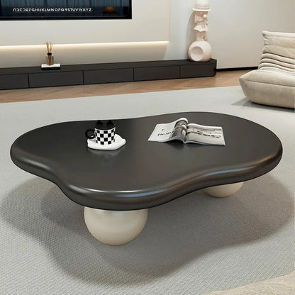 48 Modern Coffee Table, Cloud Shaped, Wood