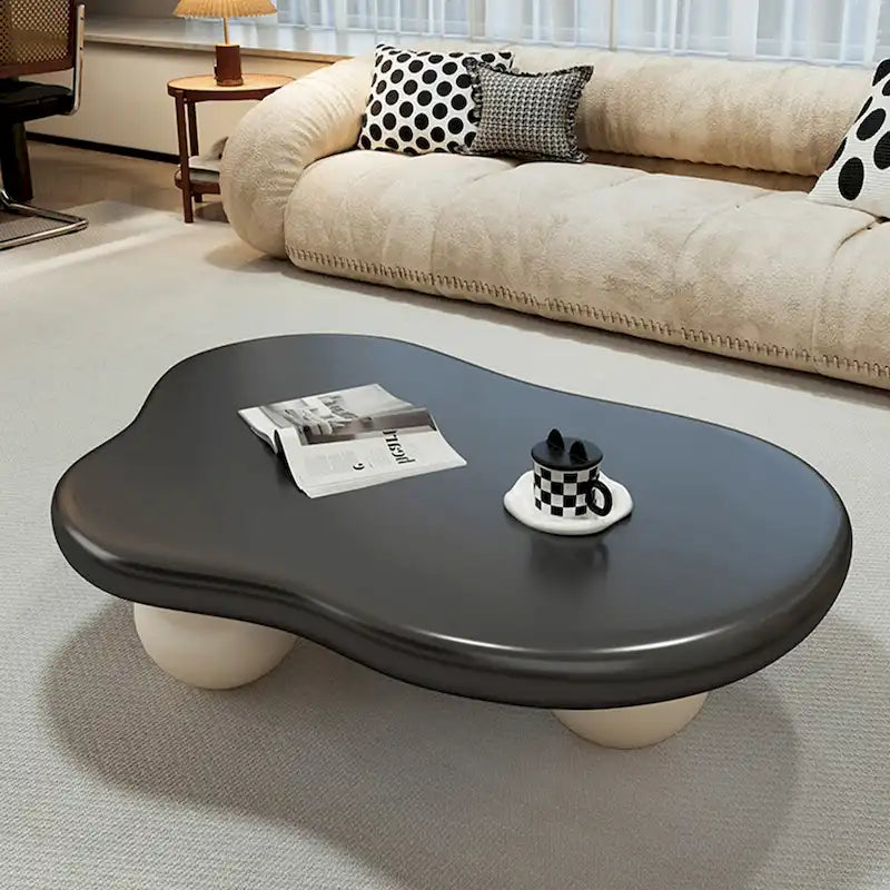 48 Modern Coffee Table, Cloud Shaped, Wood
