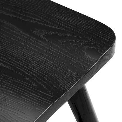 Poly & Bark Hava Dining Chair - Solid Oak Wood with Spindle-Back