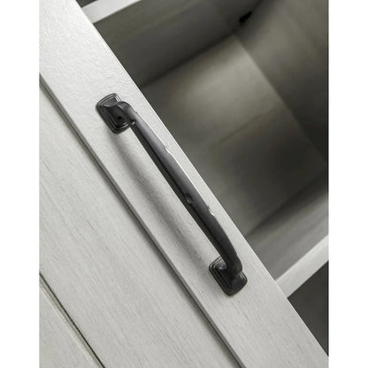 32 in. Sliding Barn Door Accent Cabinet Storage - 32 in Width