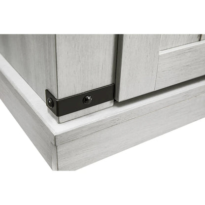 32 in. Sliding Barn Door Accent Cabinet Storage - 32 in Width