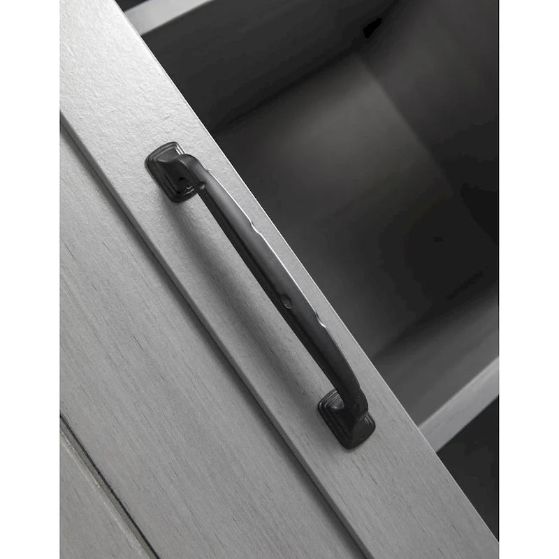 32 in. Sliding Barn Door Accent Cabinet Storage - 32 in Width