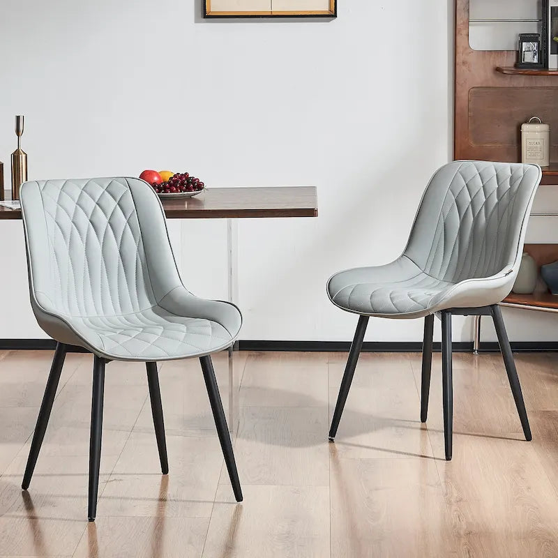 Modern Dining Chairs Set of 2 Upholstered Dining Room Chairs