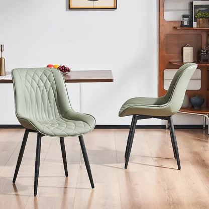 Modern Dining Chairs Set of 2 Upholstered Dining Room Chairs