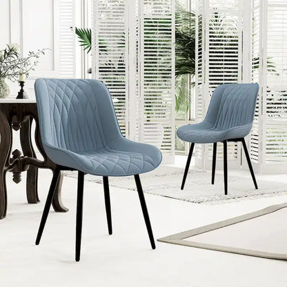 Modern Dining Chairs Set of 2 Upholstered Dining Room Chairs