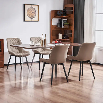 Modern Dining Chairs Set of 2 Upholstered Dining Room Chairs