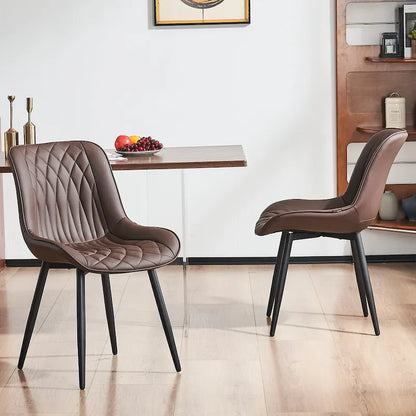 Modern Dining Chairs Set of 2 Upholstered Dining Room Chairs