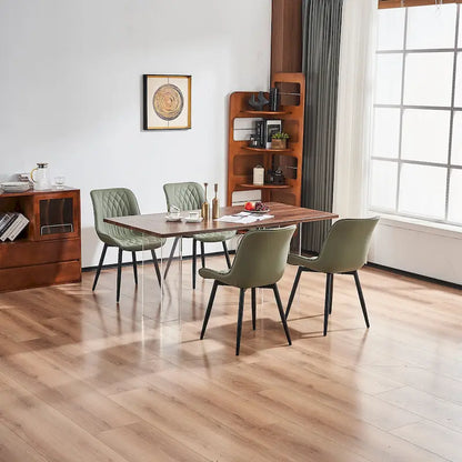 Modern Dining Chairs Set of 2 Upholstered Dining Room Chairs