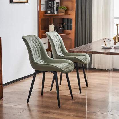Modern Dining Chairs Set of 2 Upholstered Dining Room Chairs