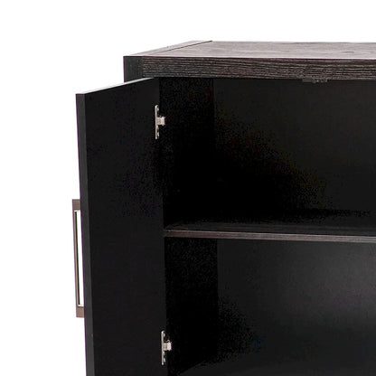 Minimalist Vintage Wooden Sideboard with Solid Pine Wood Legs