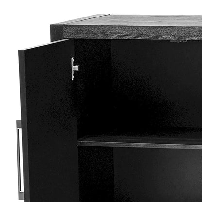 Minimalist Vintage Wooden Sideboard with Solid Pine Wood Legs