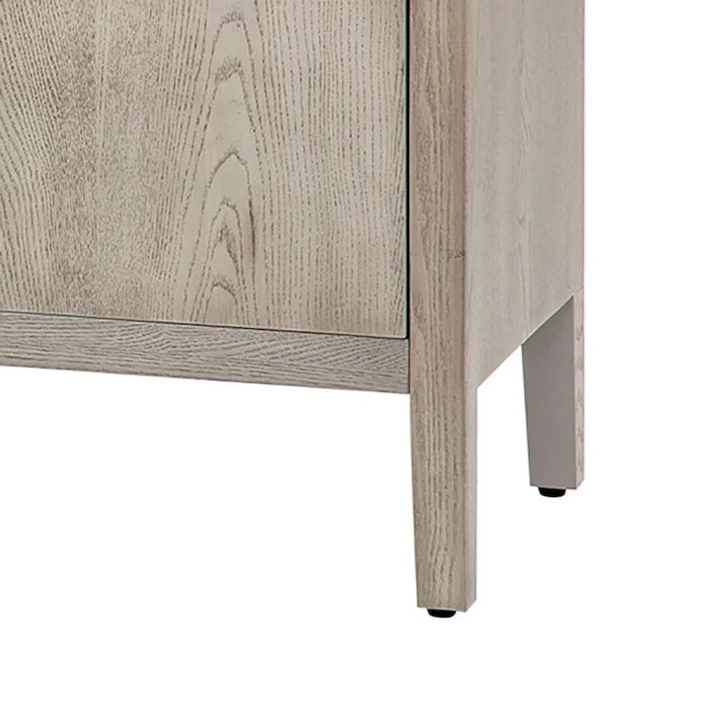 Minimalist Vintage Wooden Sideboard with Solid Pine Wood Legs