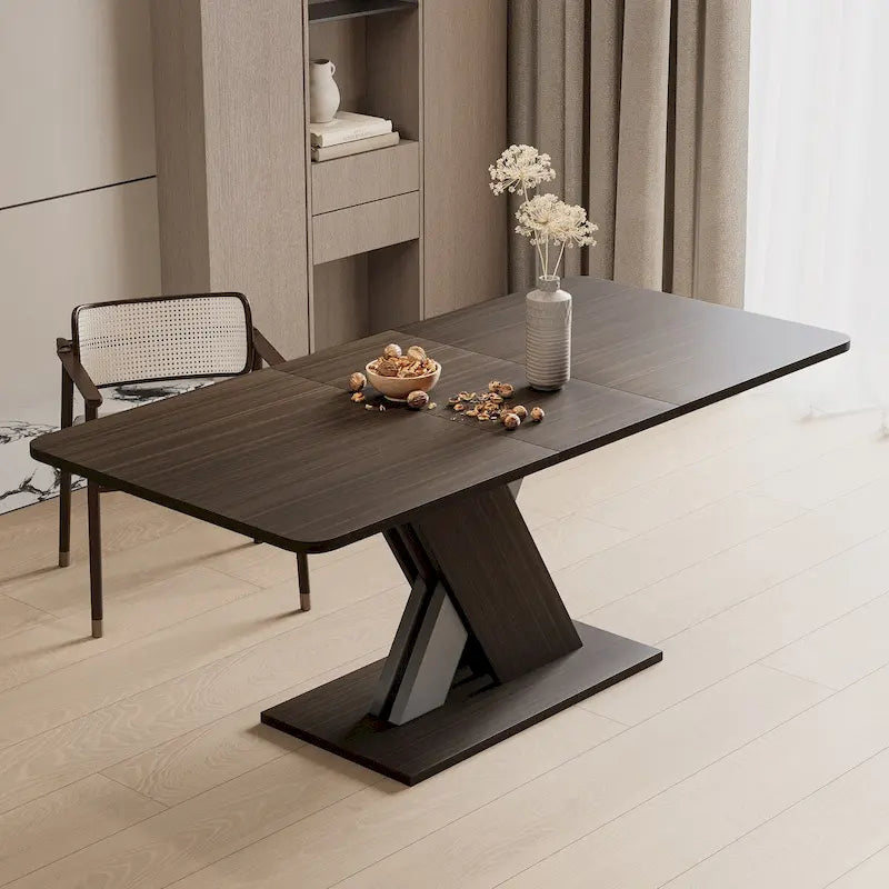 Multifunctional Extendable Console Table Rectangular Functional Dining Table