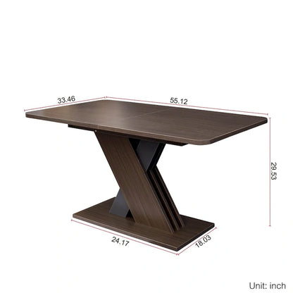 Multifunctional Extendable Console Table Rectangular Functional Dining Table