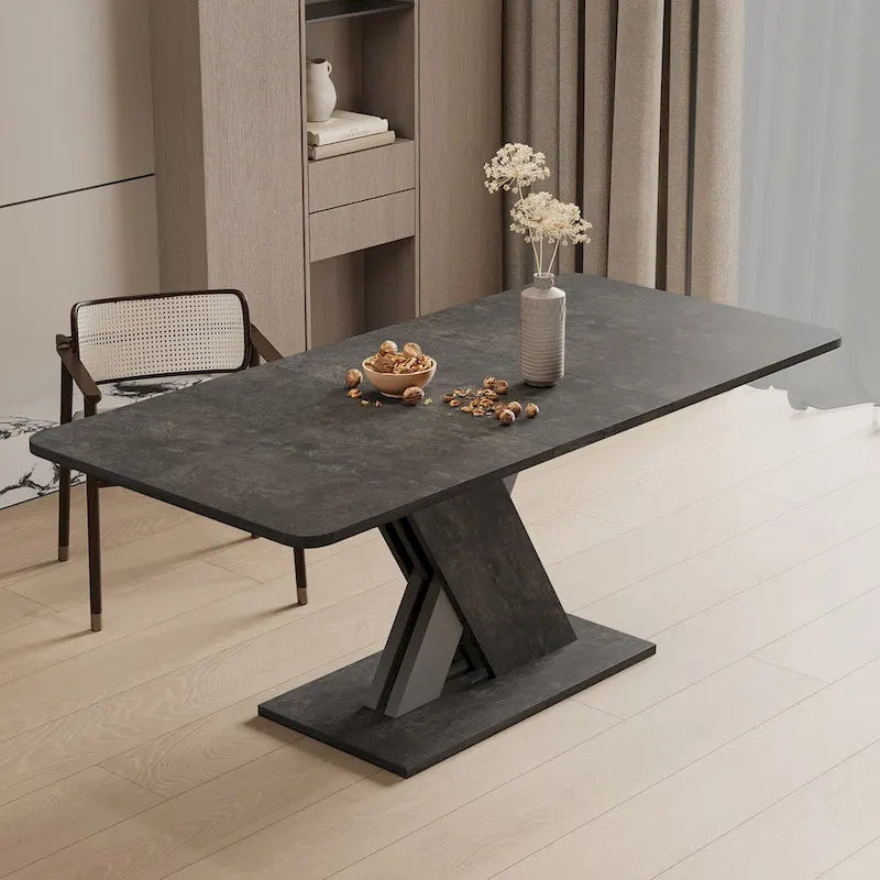 Multifunctional Extendable Console Table Rectangular Functional Dining Table