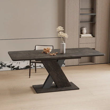 Multifunctional Extendable Console Table Rectangular Functional Dining Table