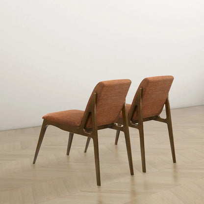 Omaha Luxury Modern Solid Wood Dining Chair (Set of 2)