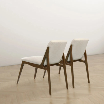 Omaha Luxury Modern Solid Wood Dining Chair (Set of 2)