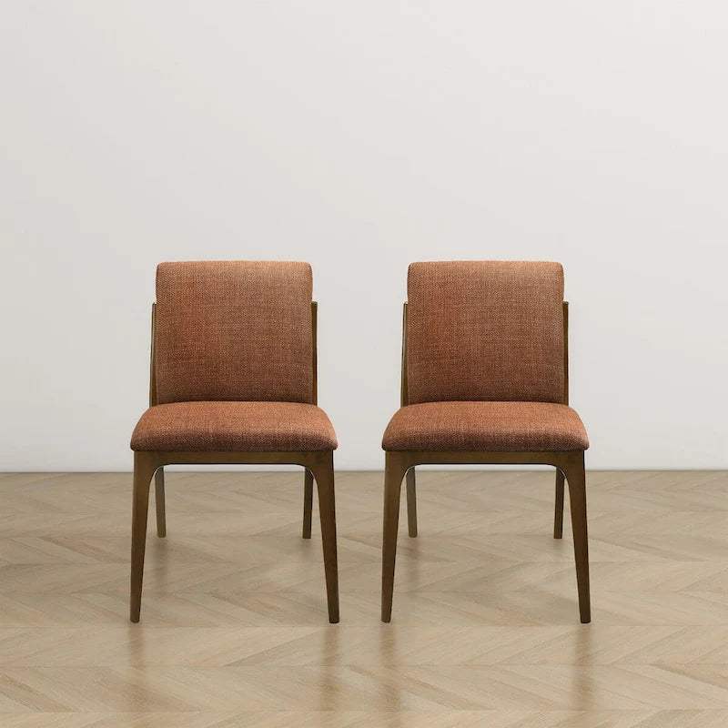 Omaha Luxury Modern Solid Wood Dining Chair (Set of 2)