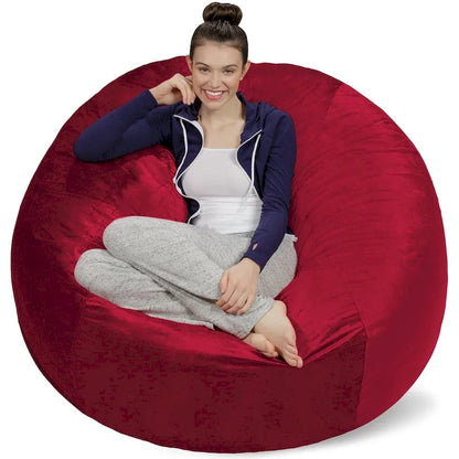 5-foot Bean Bag Chair Large Memory Foam Bean Bag