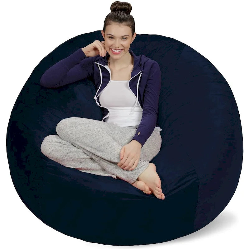 5-foot Bean Bag Chair Large Memory Foam Bean Bag