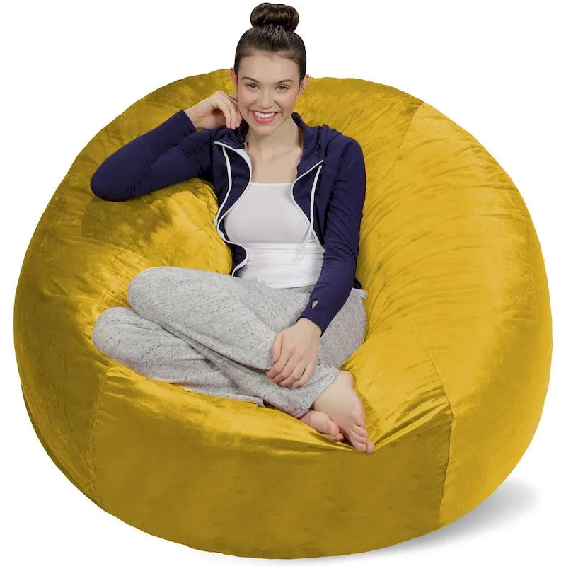 5-foot Bean Bag Chair Large Memory Foam Bean Bag