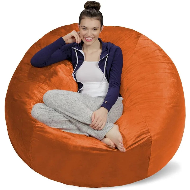 5-foot Bean Bag Chair Large Memory Foam Bean Bag
