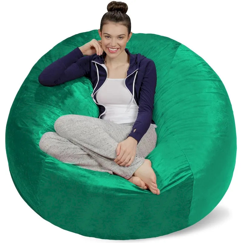 5-foot Bean Bag Chair Large Memory Foam Bean Bag