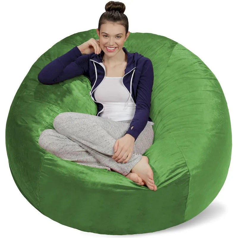 5-foot Bean Bag Chair Large Memory Foam Bean Bag