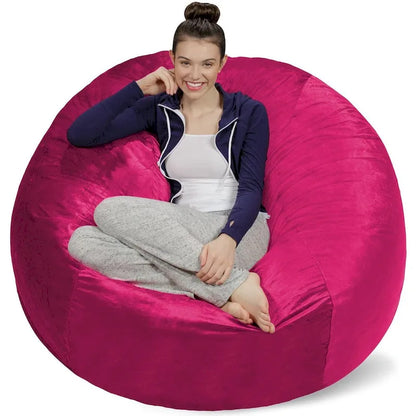 5-foot Bean Bag Chair Large Memory Foam Bean Bag