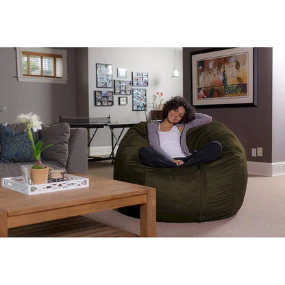 5-foot Bean Bag Chair Large Memory Foam Bean Bag