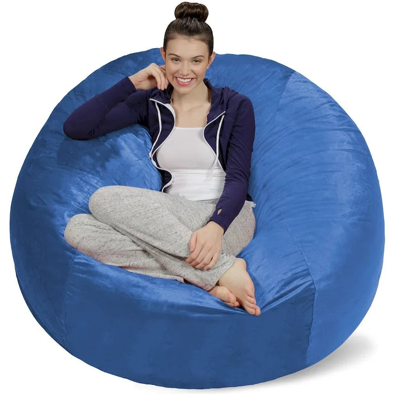 5-foot Bean Bag Chair Large Memory Foam Bean Bag