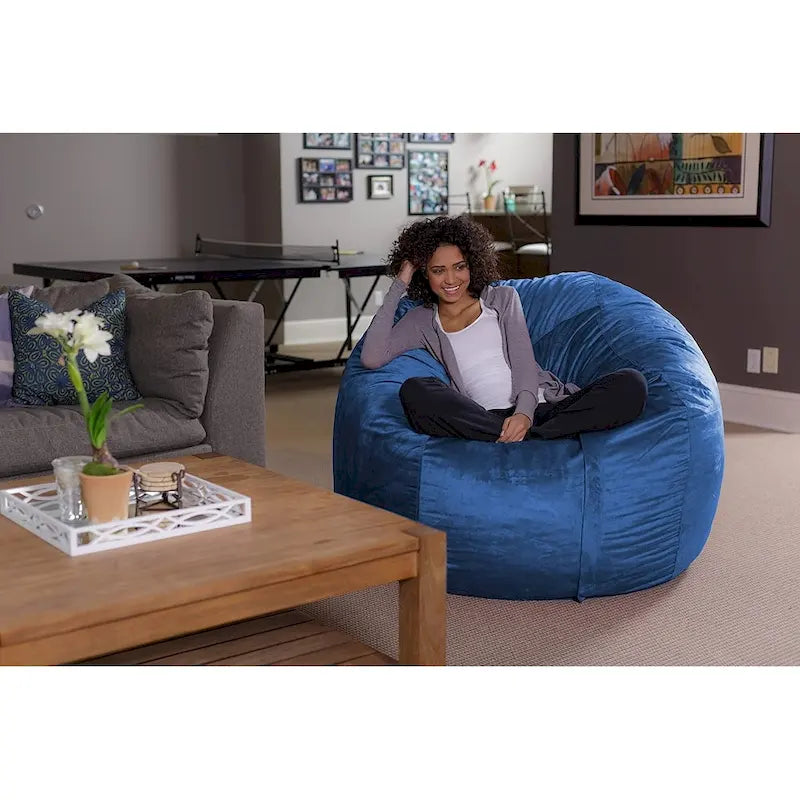 5-foot Bean Bag Chair Large Memory Foam Bean Bag