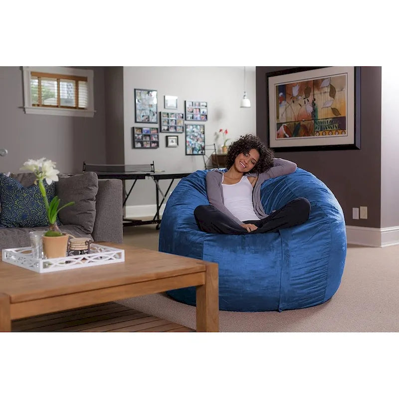 5-foot Bean Bag Chair Large Memory Foam Bean Bag