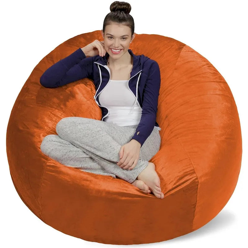 5-foot Bean Bag Chair Large Memory Foam Bean Bag